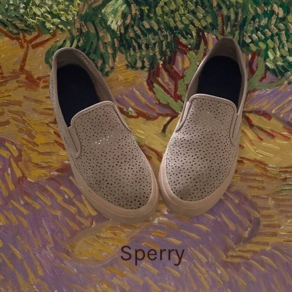 SPERRY Sneakers Seaside Perforated Pink Size 9M